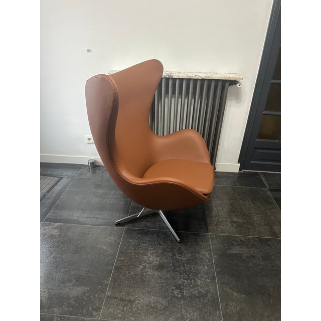 Animal Skin Egg Chair by Arne Jacobsen for Fritz Hansen, 2000s For Sale - Image 7 of 13
