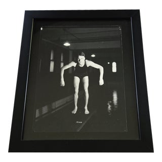 Antique Photograph: University of Minnesota Male Swimmer - 1930s For Sale