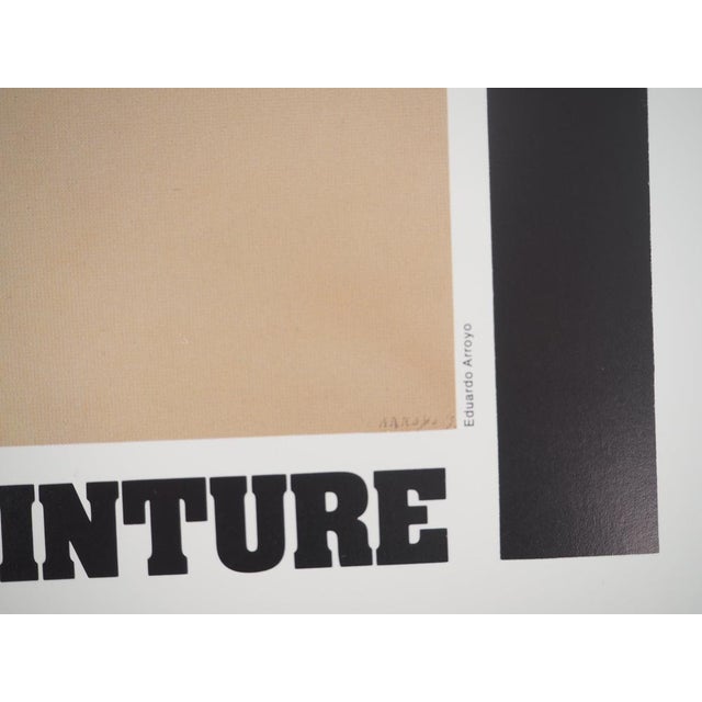 Paper Contiguïtés Poster after Eduardo Arroyo For Sale - Image 7 of 10