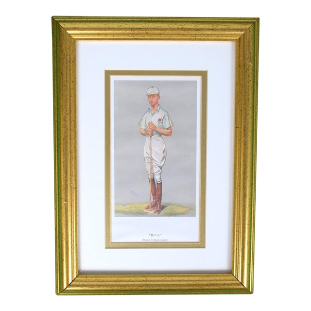 "Buck" (Walter S. Buckmaster) Polo Player Spy Print For Sale