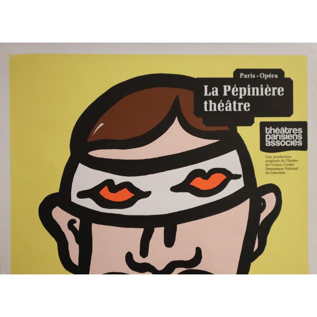 Illustration 2012 French Theater Poster- Bouvet - Embrasson-Nous, Folleville! For Sale - Image 3 of 3