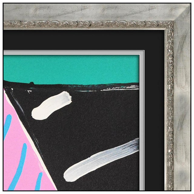 1990 Time Line Dega Man Pop Art Red Screenprint Peter Max For Sale In Minneapolis - Image 6 of 6
