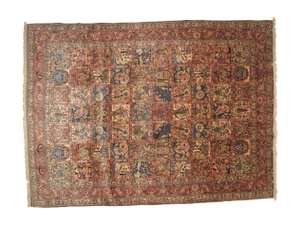 1960s Persian Bakhtiar Carpet - 11'9" X 8'7"