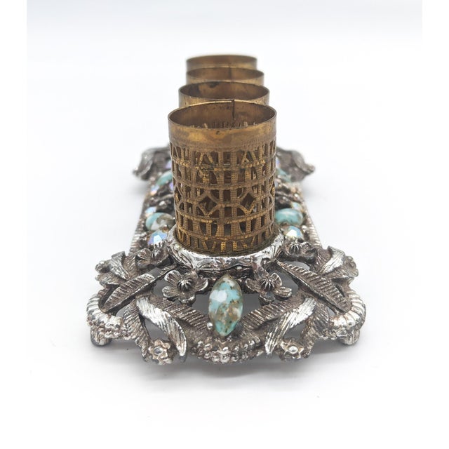 Vintage Filigree Metal Lipstick Holder Chairish