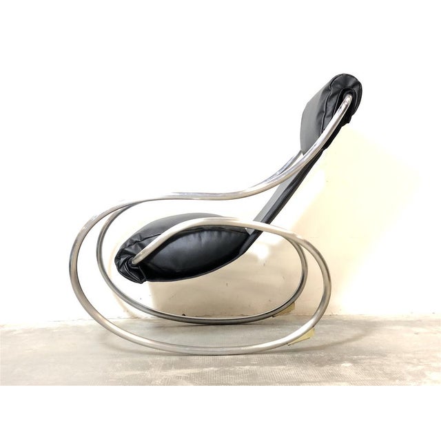 Crome Metal Crawl Armchair by Heals, London, 1970s For Sale - Image 10 of 15