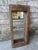 Mid 20th Century Rustic Solid Wooden Wall Hanging Mirror For Sale - Image 4 of 17
