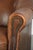 Cognac-Colored Sheepskin Club Armchair For Sale - Image 11 of 14