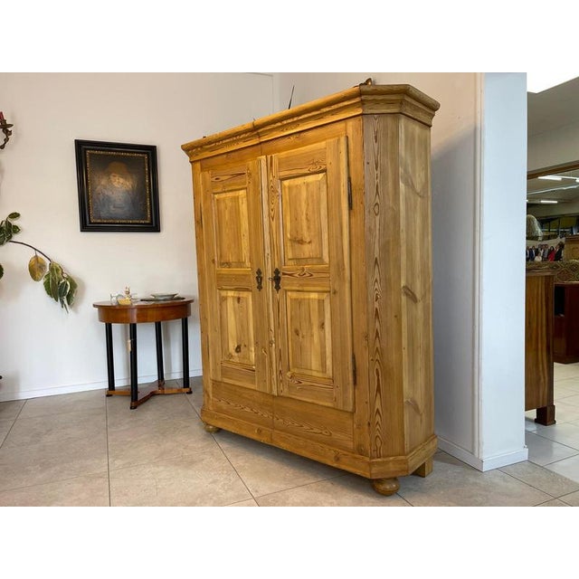 Baroque Farmhouse Wooden Cupboard For Sale - Image 4 of 18