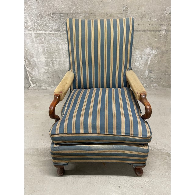 Vintage Open Arm Host/Library Chair For Sale - Image 11 of 12