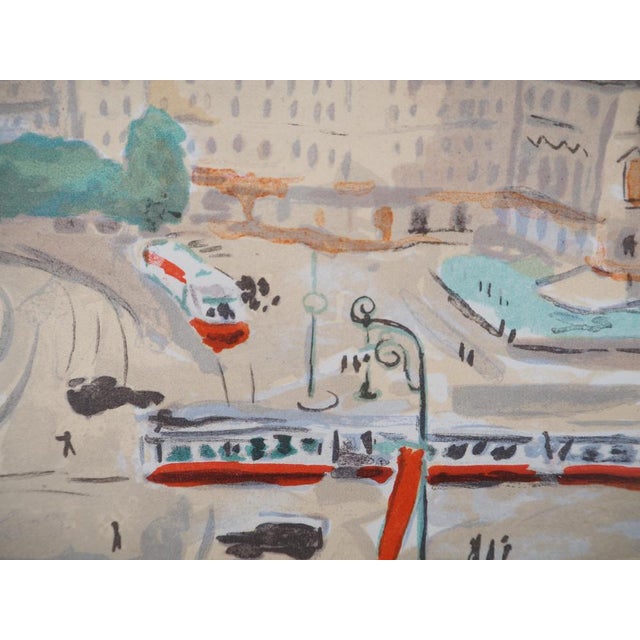 Albert Marquet, Vienna, The Ring, 1947, Original Color Lithograph For Sale - Image 5 of 9