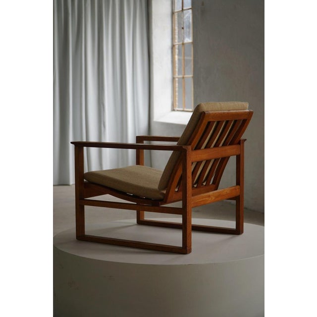BM2256 Lounge Chairs in Oak & Hessian attributed to Børge Mogensen for Fredericia, Denmark, 1960s, Set of 2 For Sale - Image 14 of 18