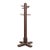 Mid 20th Century Rustic Solid Walnut Coat Tree Rack For Sale