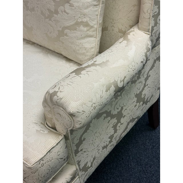 Late 20th Century Masterfield Furniture Wingback Chairs - A Pair For Sale In New York - Image 6 of 12