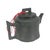 Late 20th Century Chinese Black Clay Teapot With Gilt Calligraphy For Sale In San Francisco - Image 6 of 11