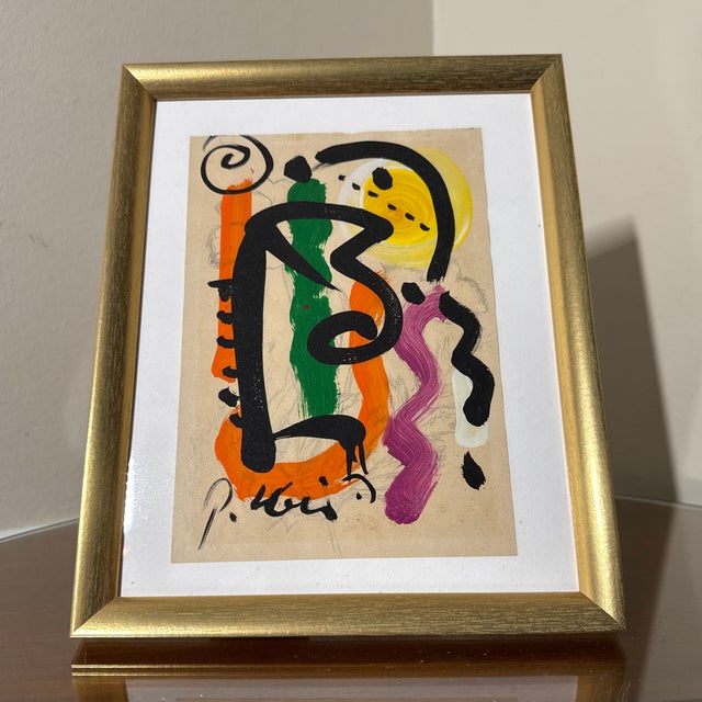 An original abstract expressionist painting by listed Berlin Neo-Expressionist artist Peter Robert Keil (b. 1942)....