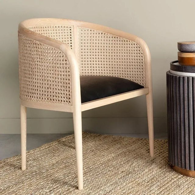 Mid-Century Modern Natural Mera Chair by Kam Ce Kam For Sale - Image 3 of 4