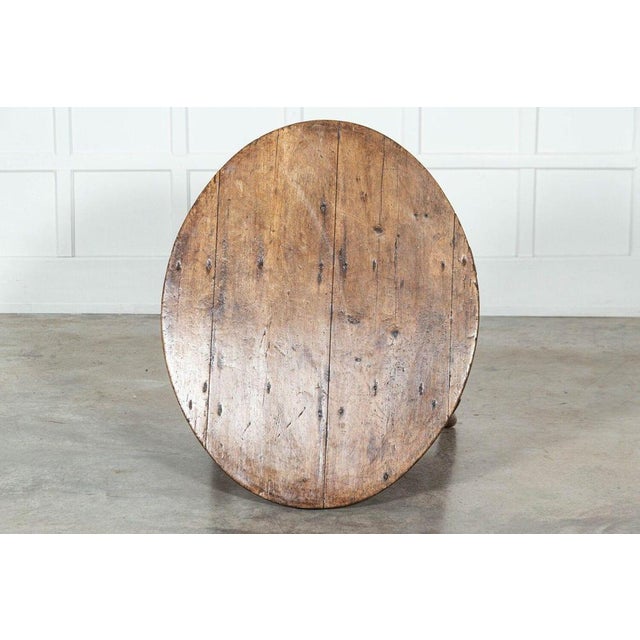 circa 1780 Large 18thC English West Country Sycamore Cricket Table An exceptional Example W99 x D80 x H71 cm