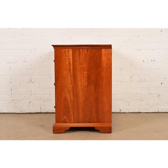 Harden Furniture Arts & Crafts Shaker Solid Cherry Wood Three-Drawer Dresser or Chest of Drawers For Sale - Image 13 of 15