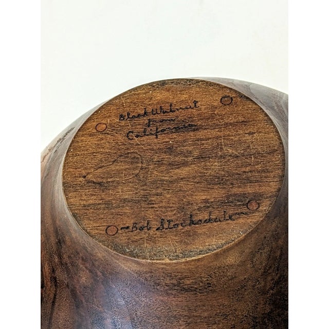 Bob Stocksdale Bob Stocksdale Black Walnut Bowl For Sale - Image 4 of 6