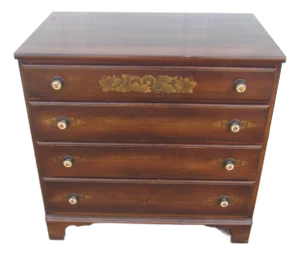 1980s Hitchcock Bachelors Chest Dresser Farmhouse Signed