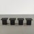 Italian Late 20th Century Italian Nesting Coffee Cocktail Table Set Black Lacquer For Sale - Image 3 of 18