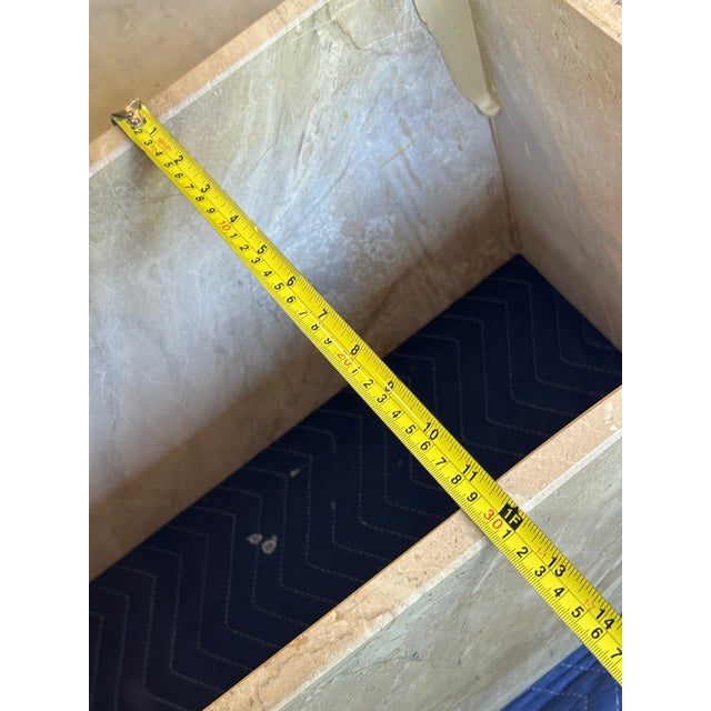 1970’s Italian Travertine Coffee Table For Sale - Image 6 of 12