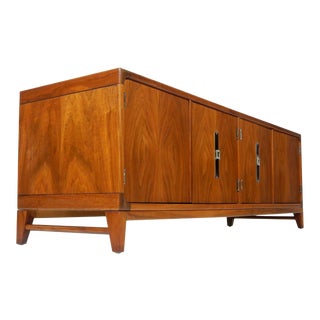Mid Century Modern John Keal for Brown-Saltman Low Credenza Cabinet For Sale