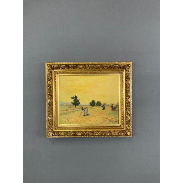 Paul Emile Felix Raissiguier, Landscape Composition, 19th Century, Oil Painting on Canvas, Framed For Sale - Image 6 of 13