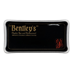 Vintage Bentley’s Oyster Bar & Restaurant London Glass Ashtray Catchall Dish