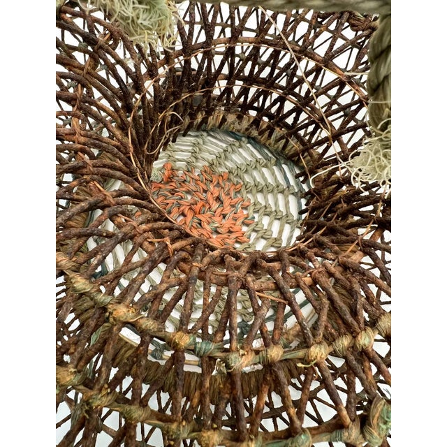 Brown Wire Cage for Shell Fish, 1960s For Sale - Image 8 of 11