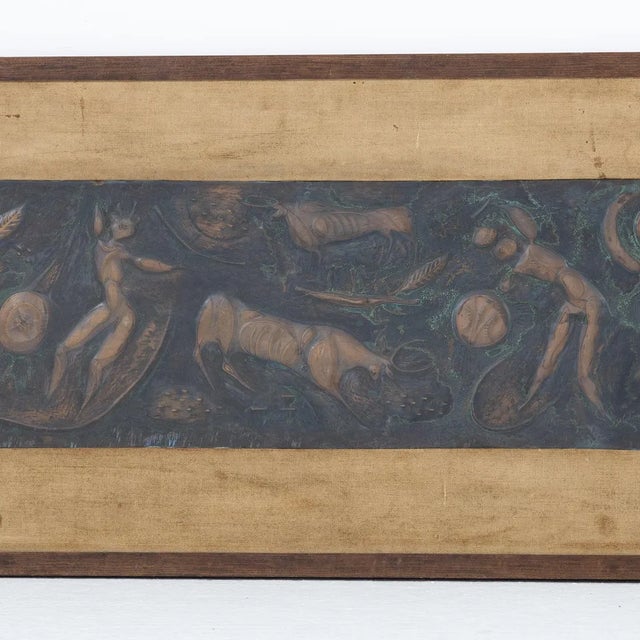 Copper Decorative Panel by Laurana Rame Darte, 1950s For Sale - Image 4 of 10