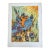 1980’s Original Abstract Bucking Horse Colorful Surreal Lithograph Print Signed & Numbered For Sale