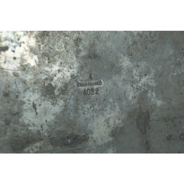 Art Nouveau Pewter Kayser Birds Flowers Vase, 1900s For Sale - Image 11 of 12