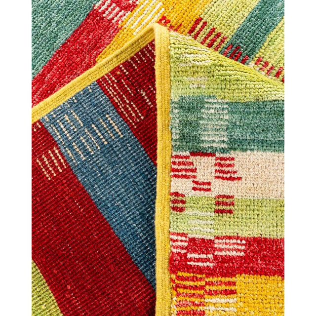 Modern, One-of-a-Kind Handmade Area Rug - Multi, 8' 2" x 10' 1" For Sale In New York - Image 6 of 8