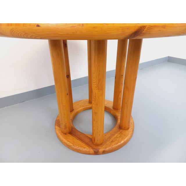 Vintage Scandinavian Round Dining Table by Rainer Daumiller, 1960s For Sale - Image 4 of 18