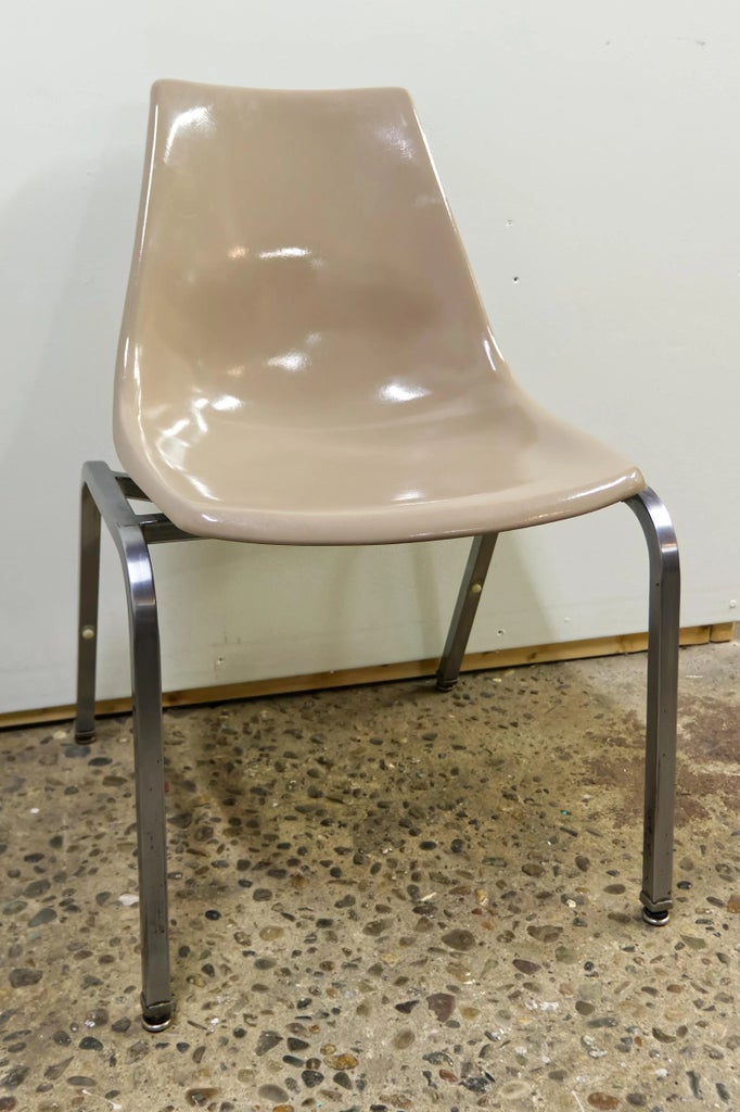 Krueger Metal Products Fiberglass Chair | Chairish