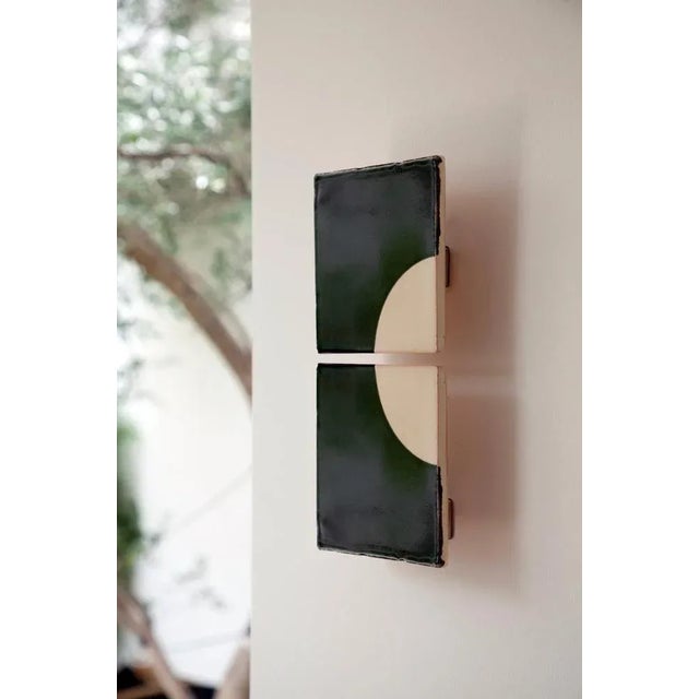 Contemporary Tiles Moon N Wall Light by Violaine Dharcourt For Sale - Image 3 of 5
