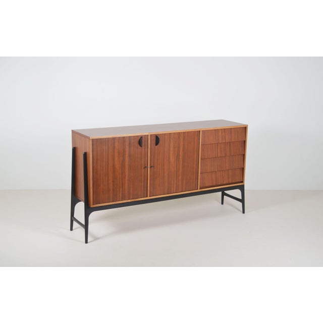 Mid-Century Modern Sideboard by Alfred Hendrickx for Belform, 1950s For Sale - Image 3 of 12