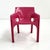 Artemide Pink Gaudi Armchair by Vico Magistretti for Artemide, 1984 For Sale - Image 4 of 12