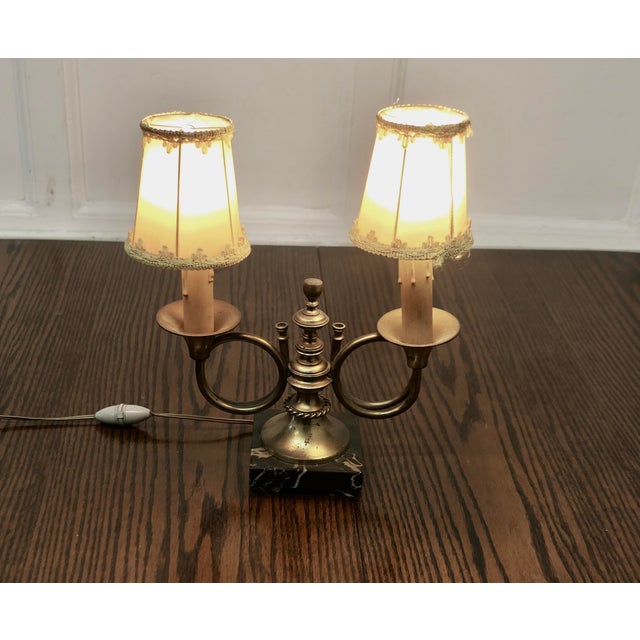 1930s French Art Deco Twin Table Lamp, 1930s For Sale - Image 5 of 8