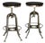 Vintage Rh Chrome & Wood Bar Stool, Pair For Sale In Los Angeles - Image 6 of 11