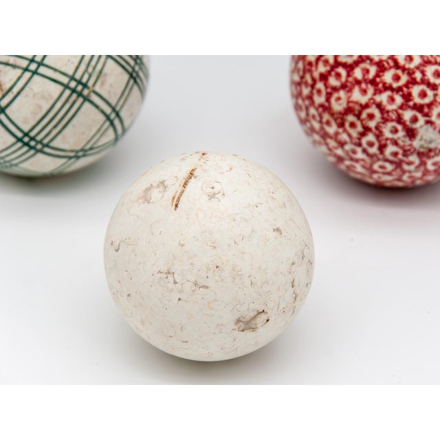 Late 19th Century Rug Balls - Set of 6 For Sale - Image 4 of 13