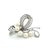 Mikimoto Estate Akoya Pearl Brooch Pin Sterling Silver 7 mm This elegant Authentic Mikimoto Estate Akoya pearl brooch pin...