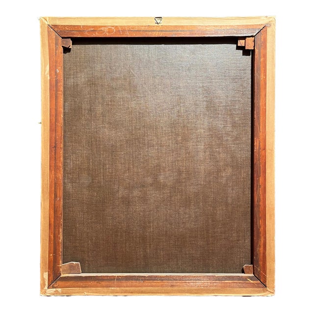 Frans Van Der Mijn, Portrait of a Gentlewoman, 1756, Oil on Canvas For Sale - Image 10 of 11