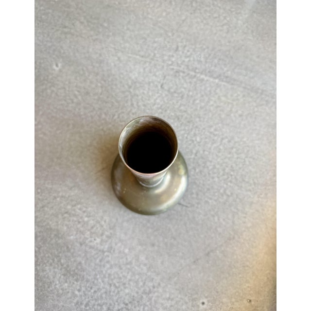 1960s Paolo Marini Laras Padova Brass Bud Vases Mid-Century Modern Italian Design Set For Sale - Image 11 of 14