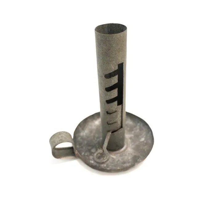 Chamberstick Candle Holder Set For Sale - Image 9 of 10