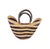 African Large African Ghanian Bolga Basket 19" H by 19" W For Sale - Image 3 of 7