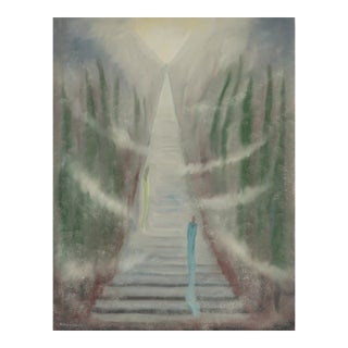 Huakai Hui - Mid Century Modern Surrealist Hawaiian Visionary Art by Marguerite Blasingame For Sale