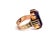 Antique Victorian 10k Rose Gold Amethyst Solitaire Ring, Size 4.75 For Sale - Image 4 of 5
