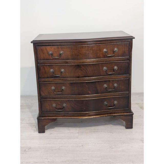 Vintage Chippendale Chest of Drawers in Wood, 1955 For Sale - Image 6 of 18